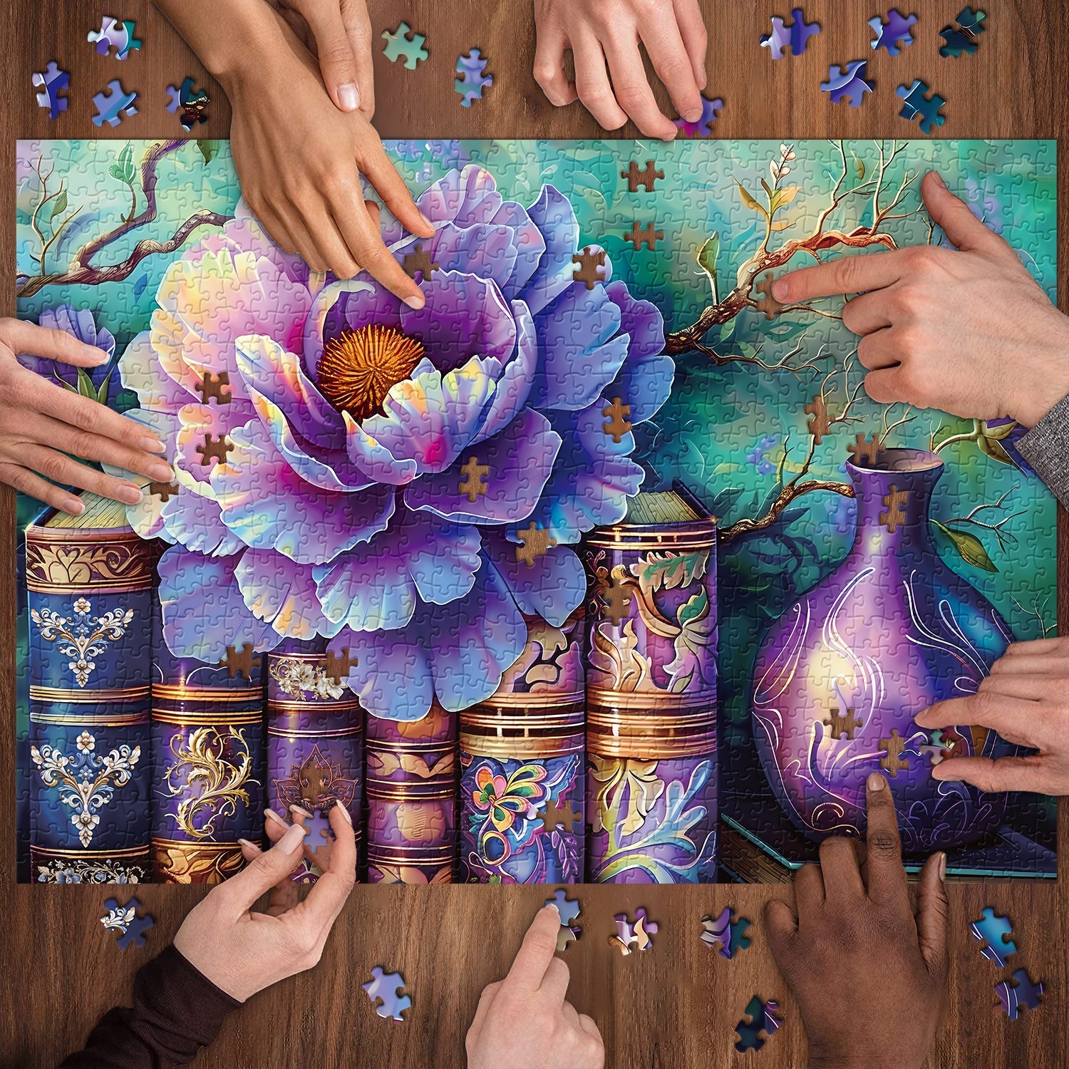 Literarische Blüte Puzzles 1000 Stücke