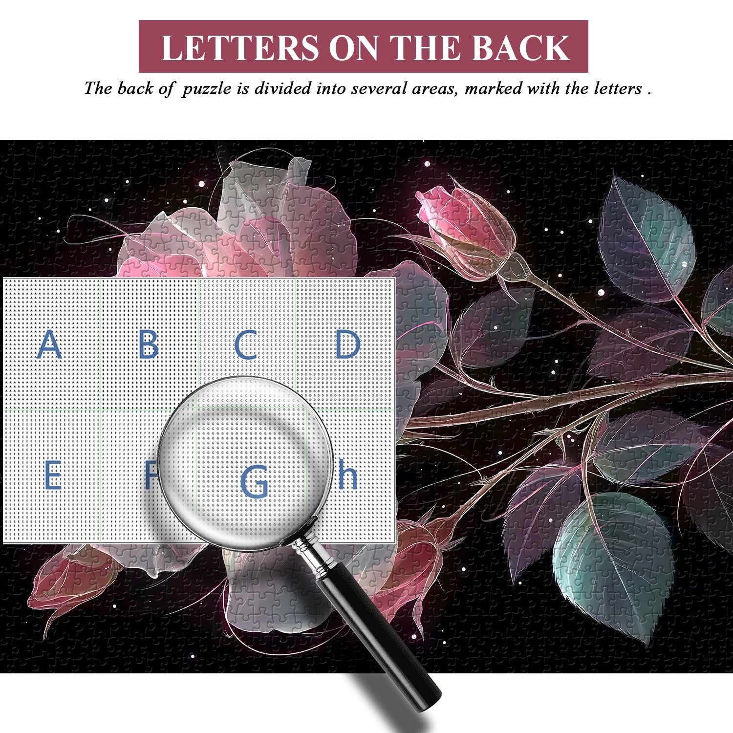 Rose Dream Rose Rose Puzzles 1000 pièces