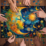 Moon Starry Night Jigsaw Puzzle 1000 Pieces