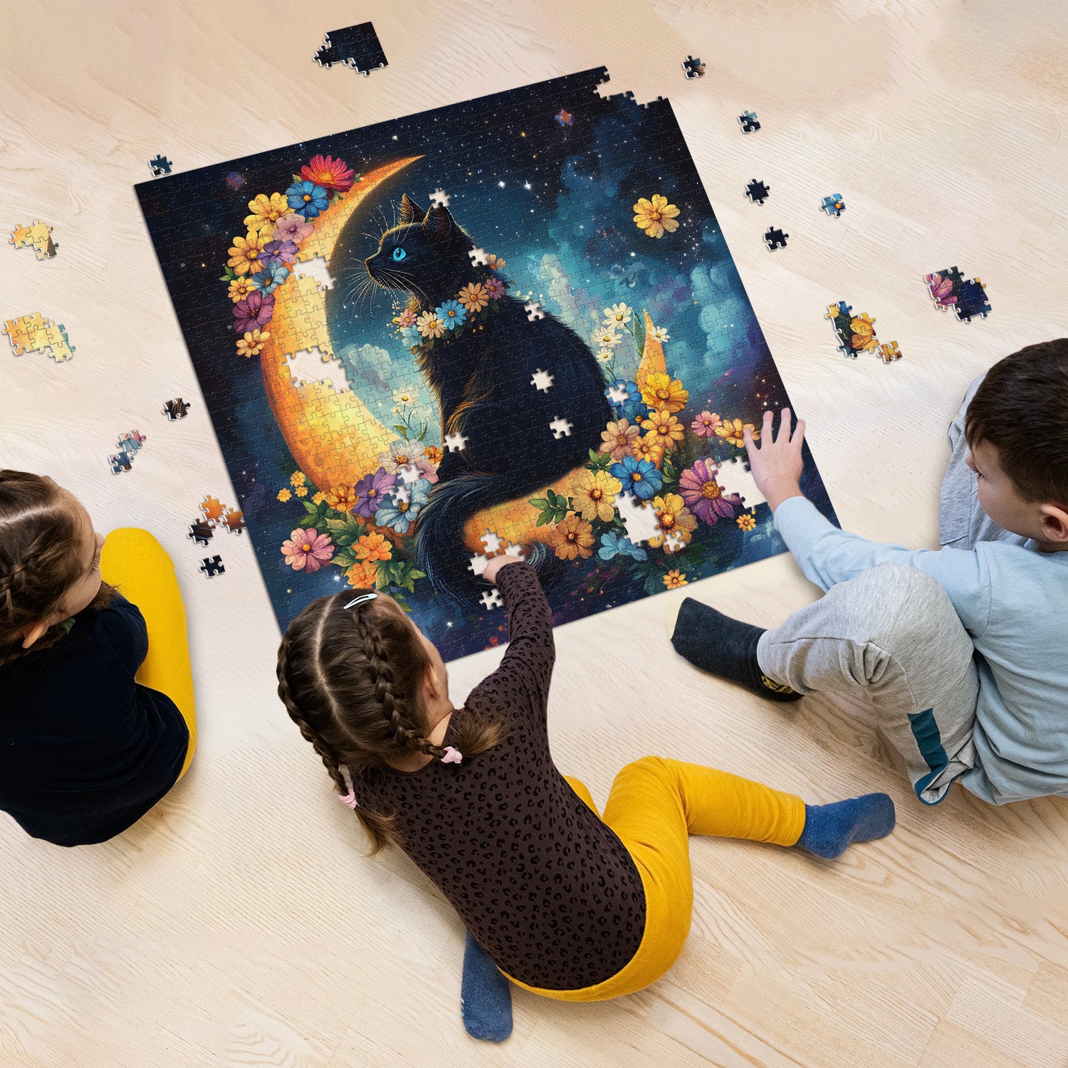 Blossom veau puzzles 1000 pièces