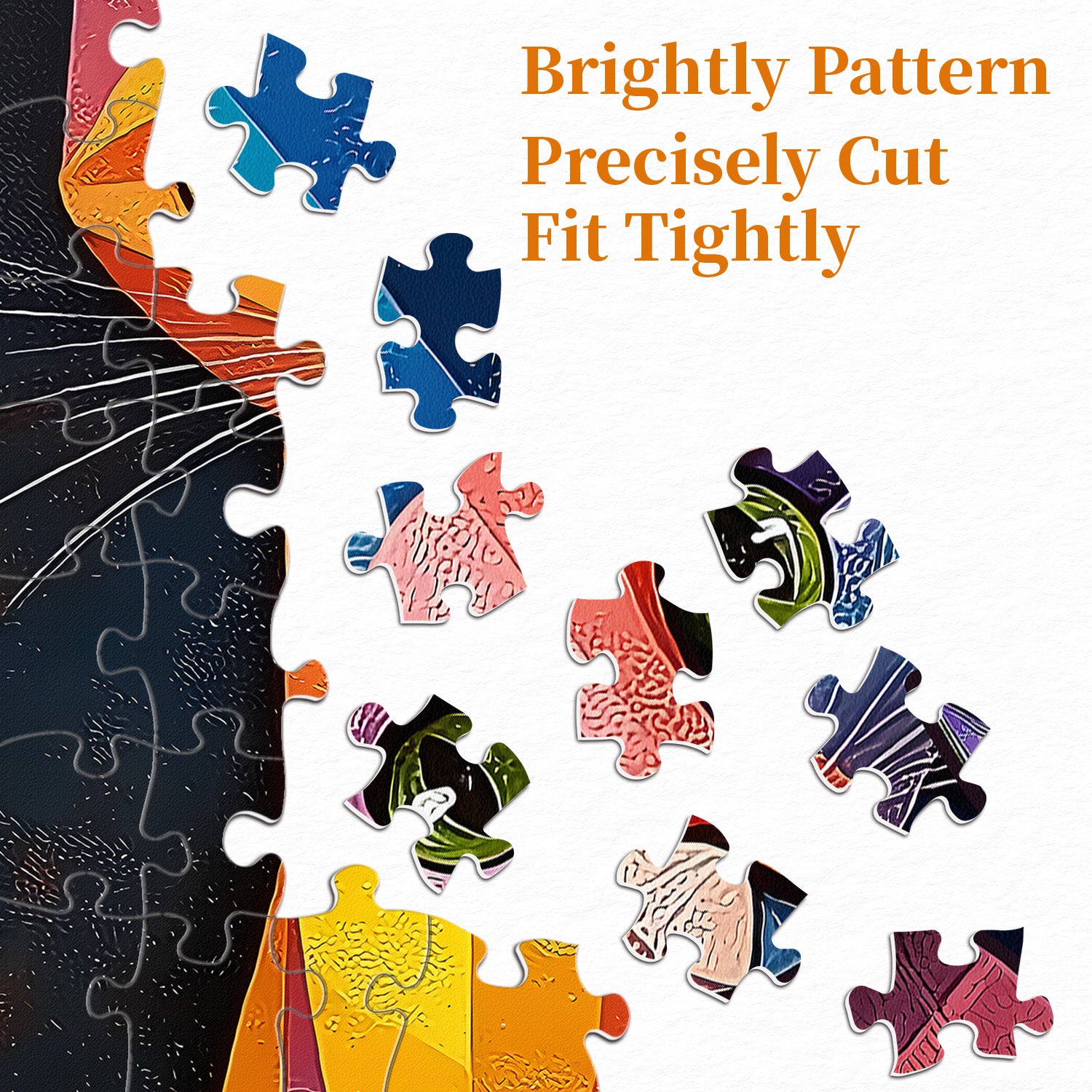 Geometric Art Cat Puzzle 1000 Pizzle 1000