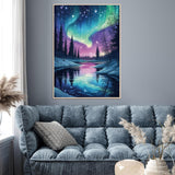 Puzzle paesaggio aurora 1000 pezzi