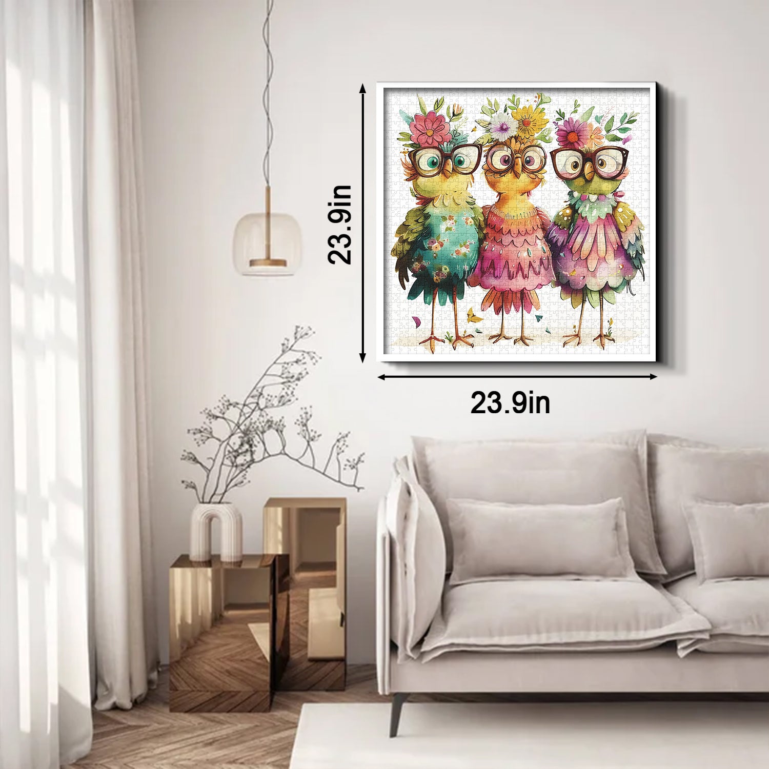 Sunny Chicken Jigsaw Puzzle 1000 Pieces