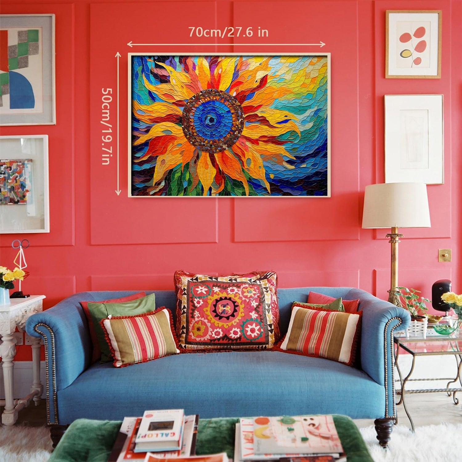 Sonnenblumen Kaleidoskop Puzzle 1000 Stücke