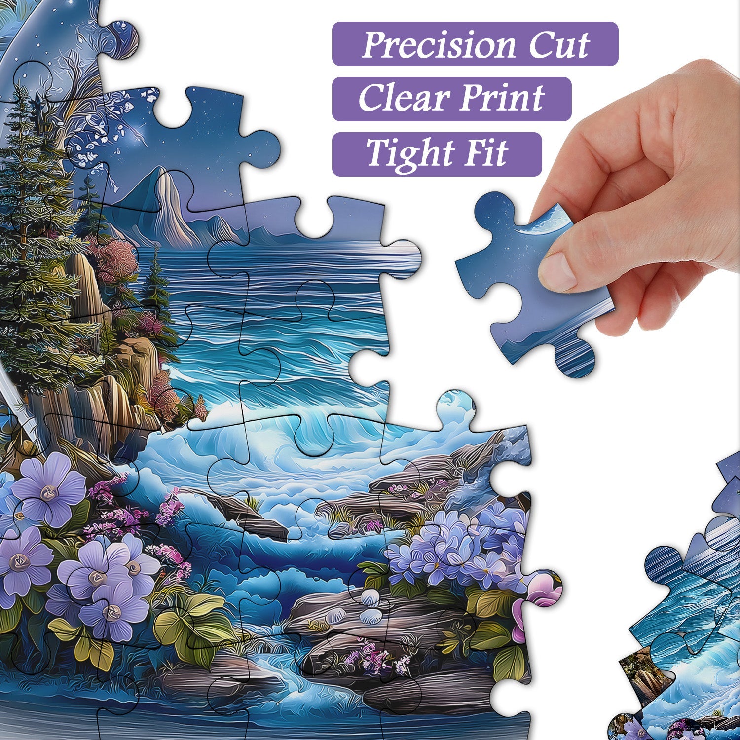 Sea Moon Crystal Ball Ball Segnale 1000 pezzi