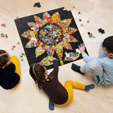 Button Sunflower Jigsaw Puzzles 1000 Pieces