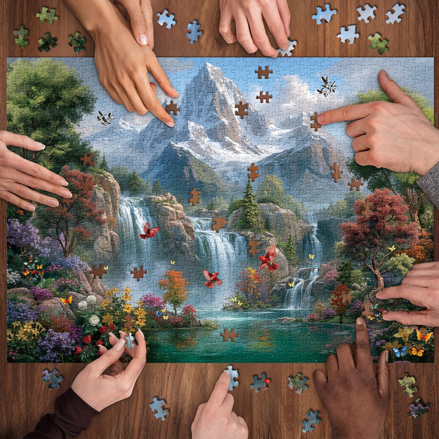 Puzzle de 1000 pièces du Pays des Fées des Cascades