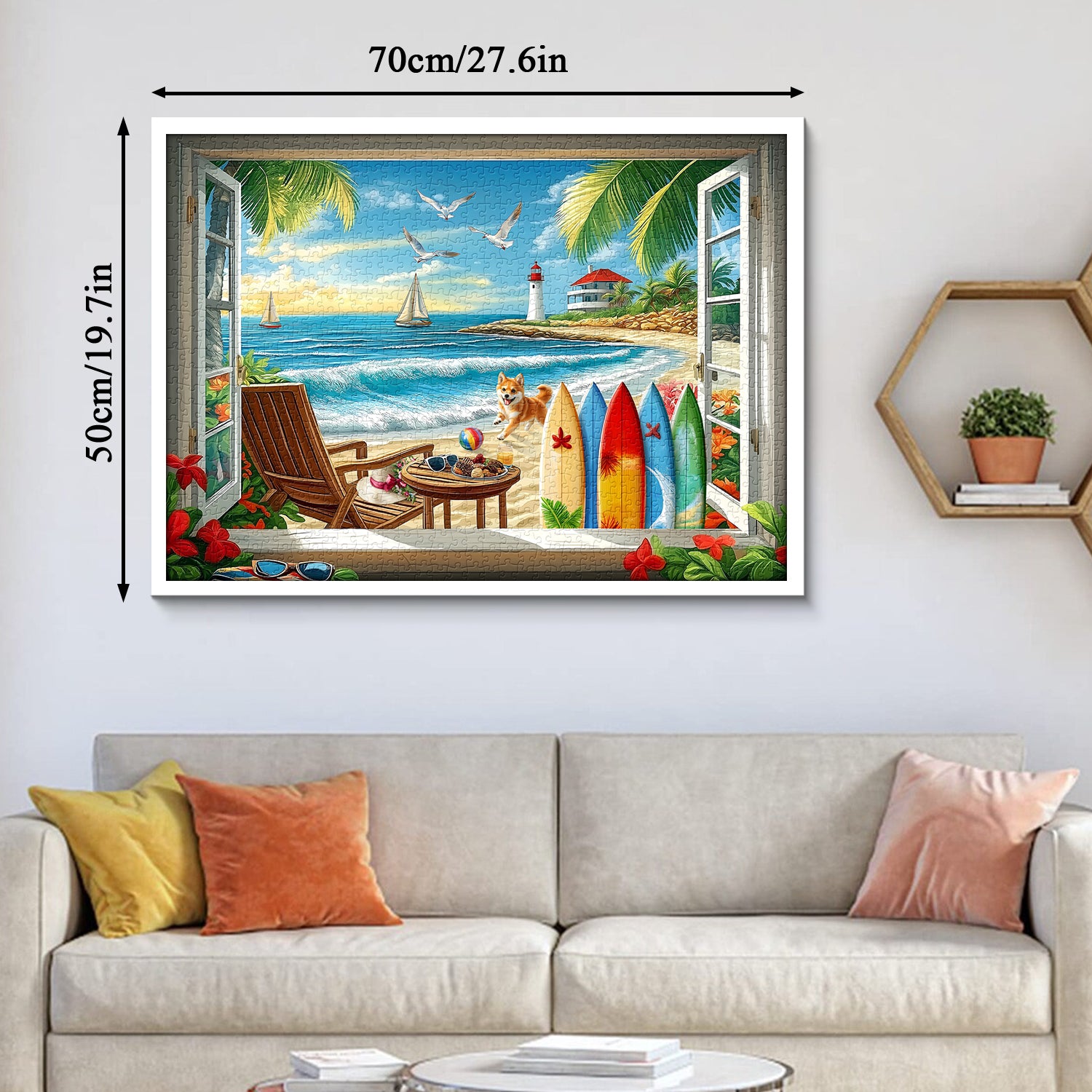 Colorful Coast Jigsaw Puzzles 1000 Pieces