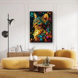 Mystic Floral Cat Puzzle 1000 pièces