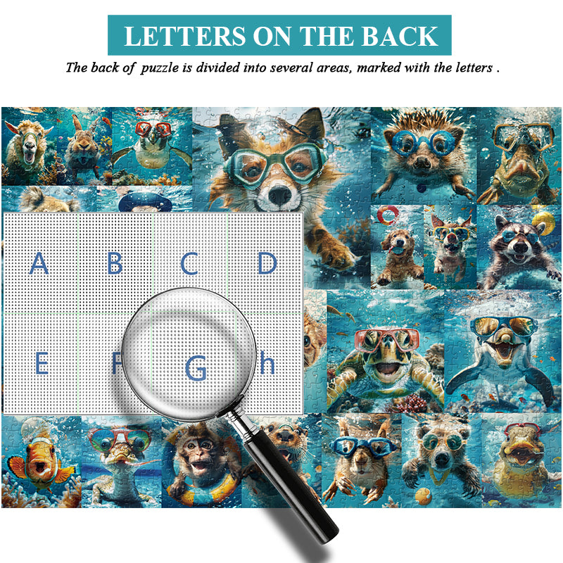 Puzzle de puzzle des bestioles sous-marines 1000 pièces