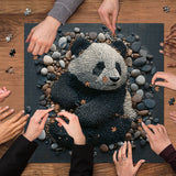 Rock art panda puzzle puzzle 1000 pezzi