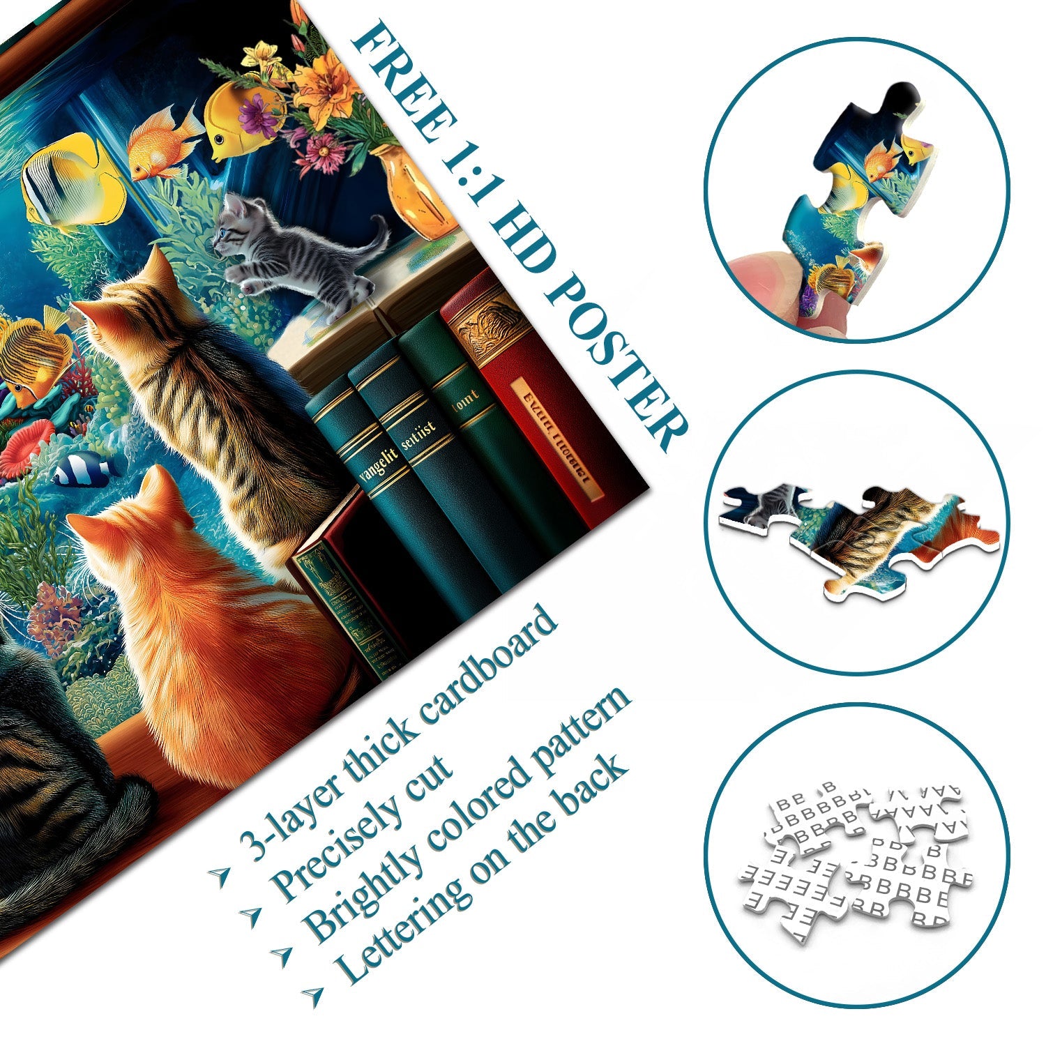 Cat's Gaze Puzzle Puzzle 1000 pièces