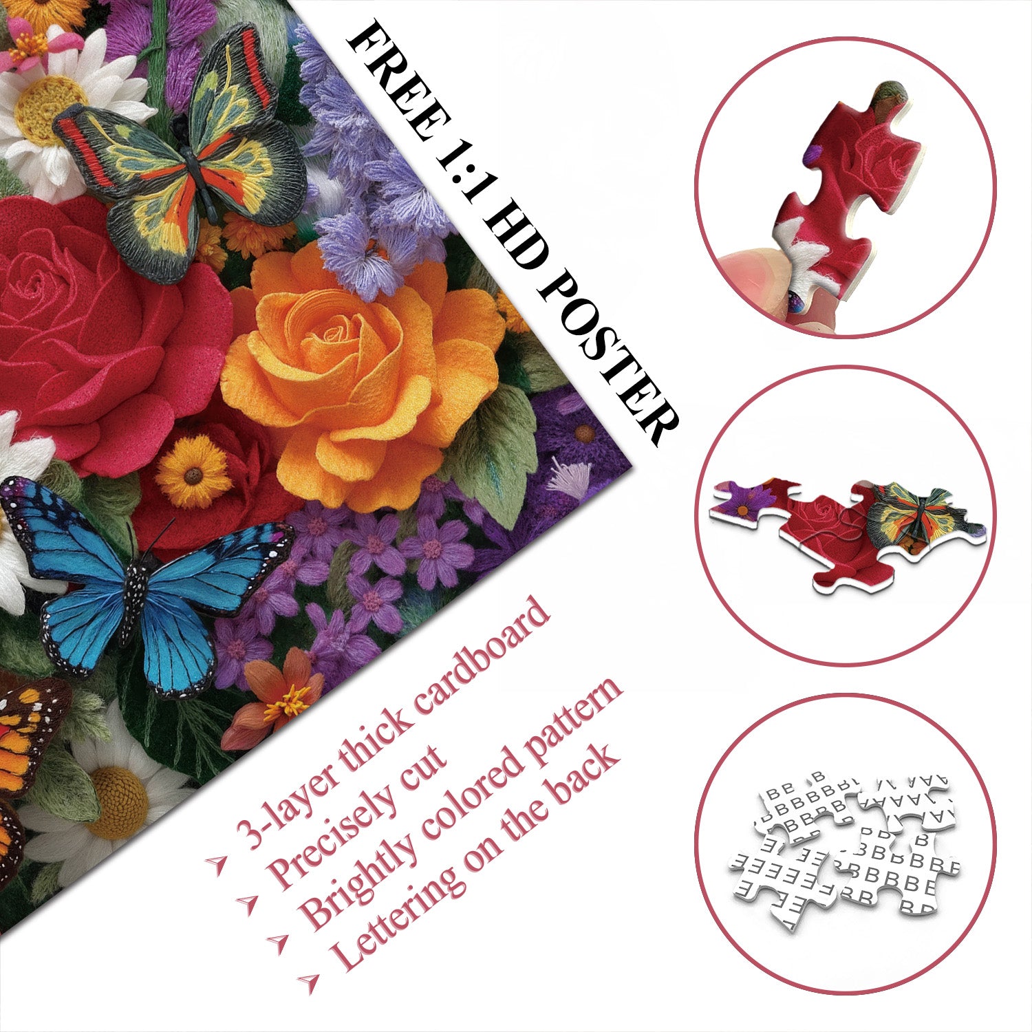 Puzzle a vitello flossom puzzle 1000 pezzi
