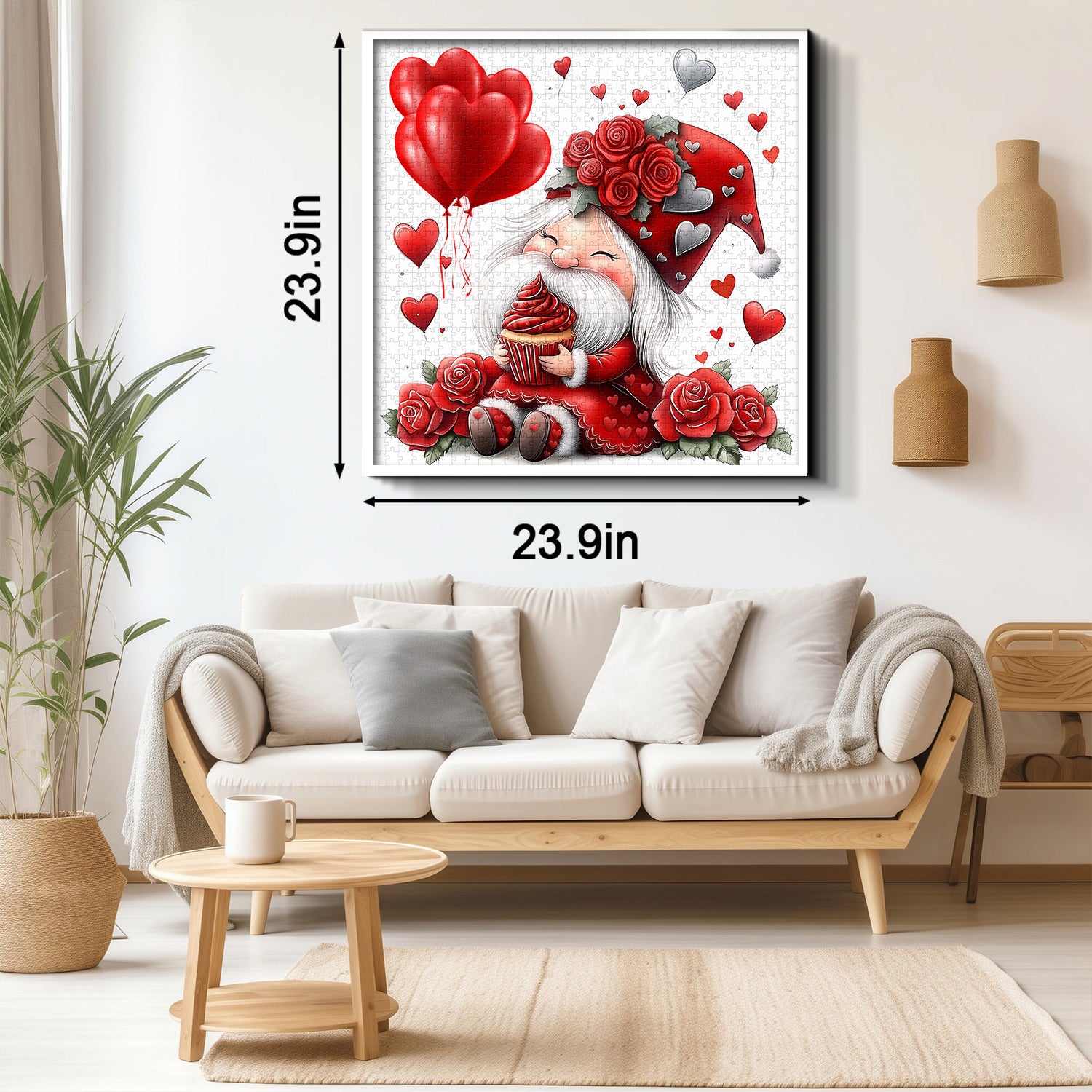 Valentine Gnome puzzle puzzle 1000 pezzi