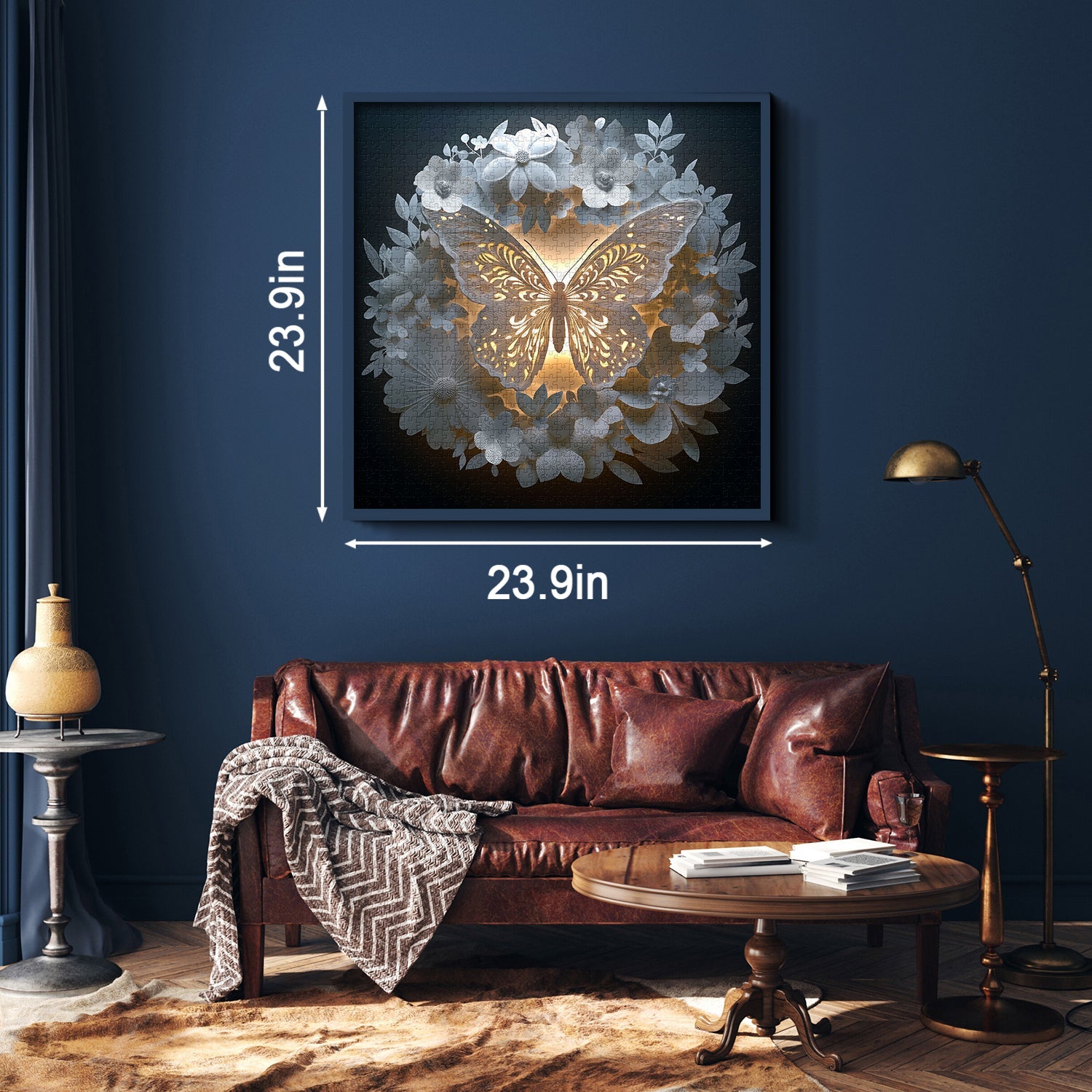 Farfalla tra i fiori puzzle puzzle 1000 pezzi