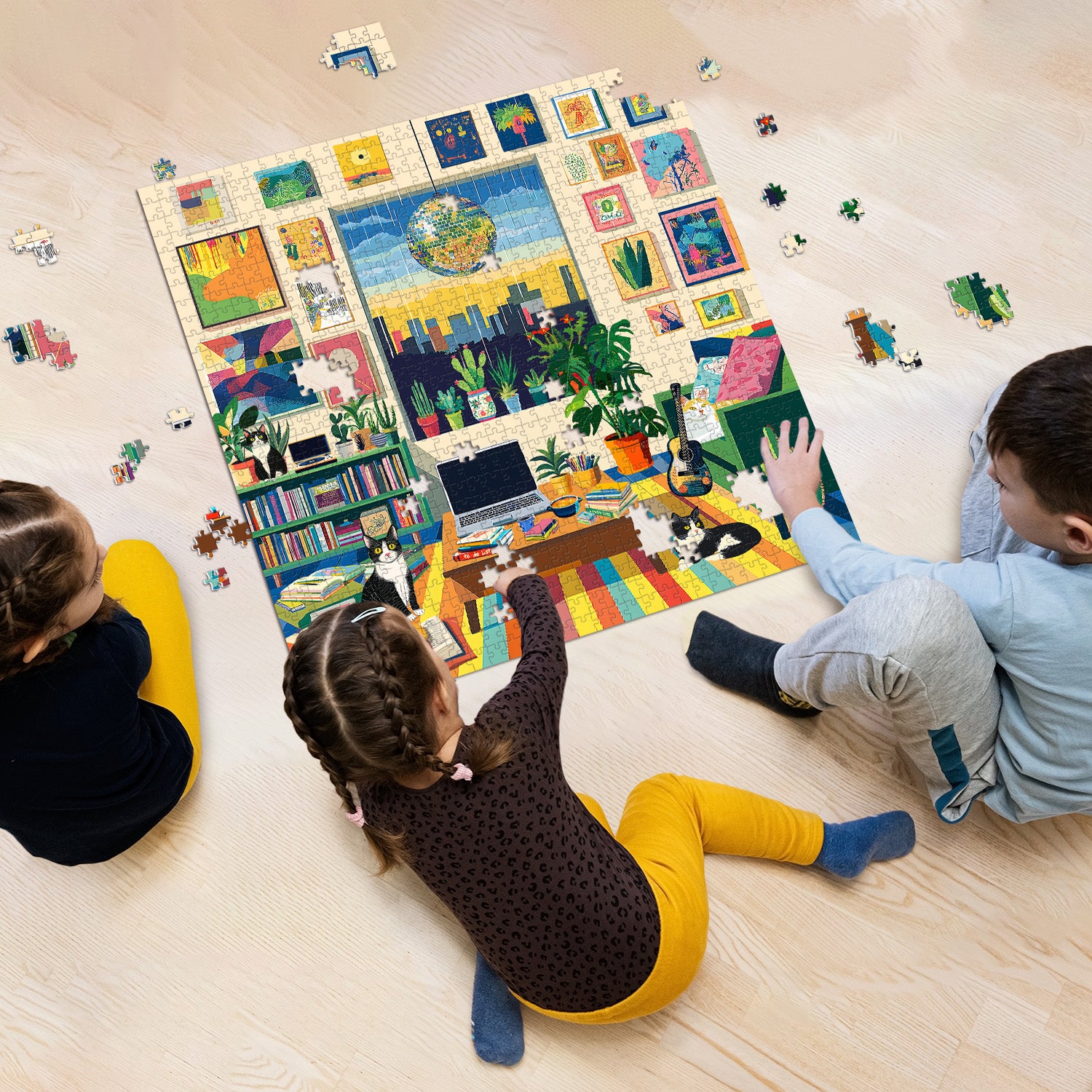 Blossom veau puzzles 1000 pièces