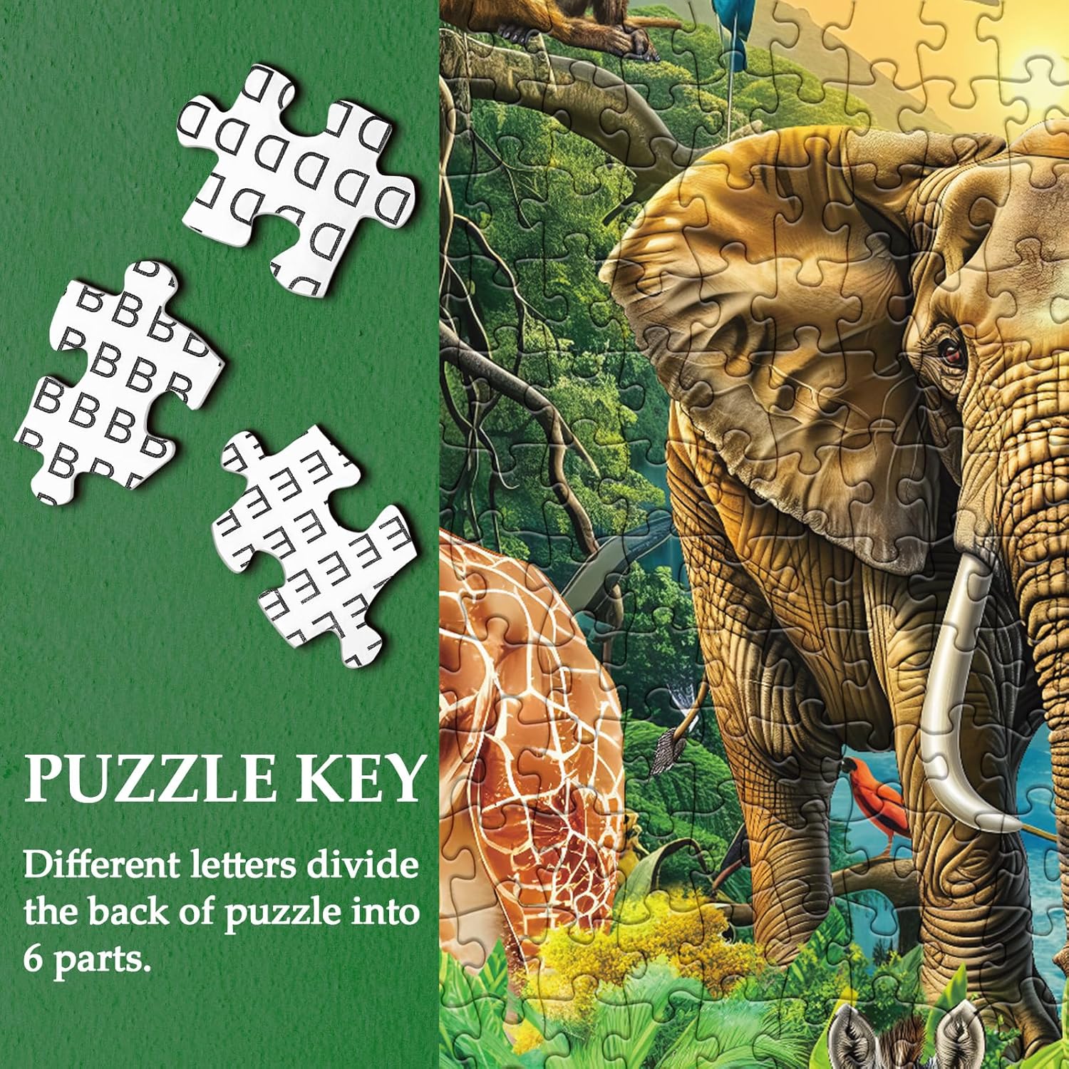 Animal harmonie puzzle 1000 pièces