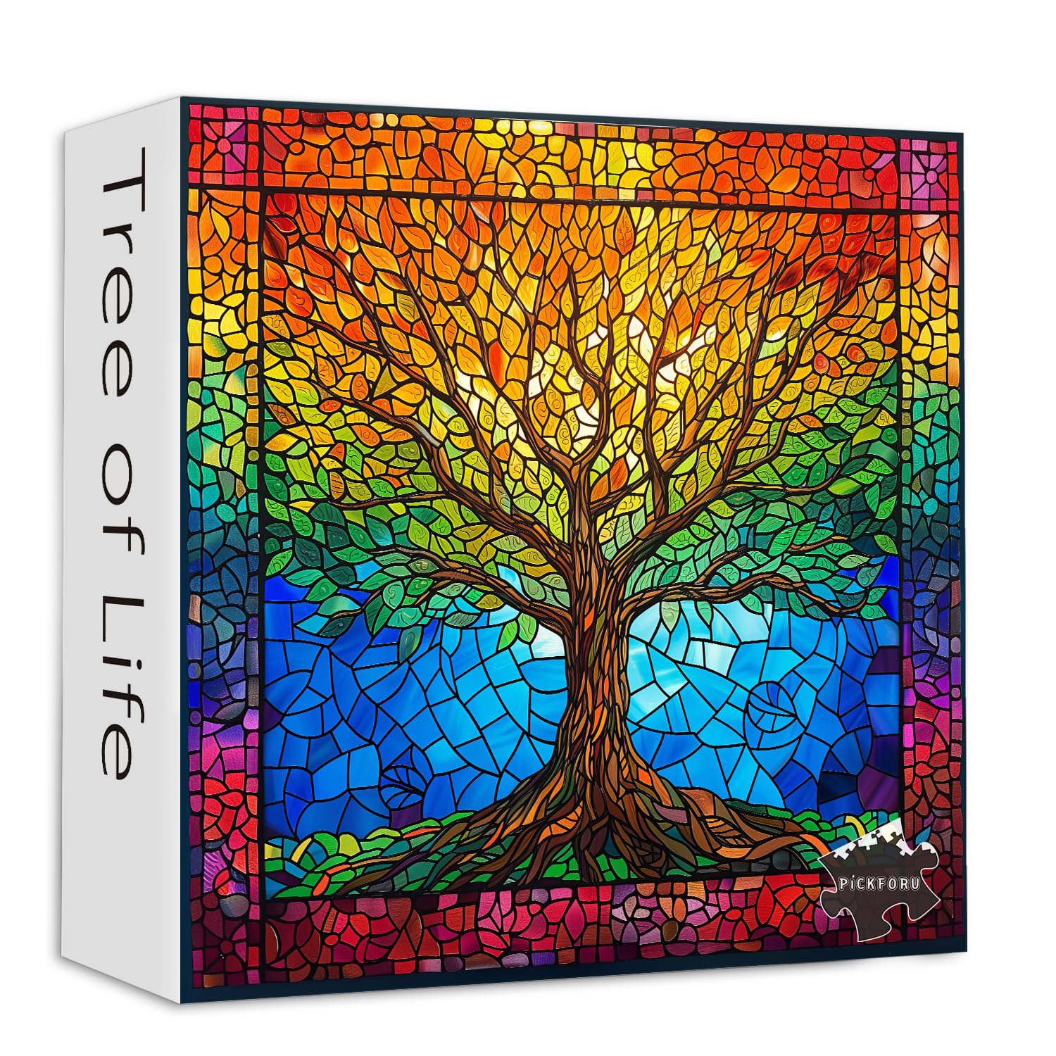 Pun puzzle 1000 pezzi di vetro della vita colorato 1000 pezzi