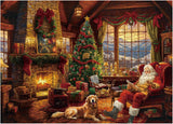 Accogliente Calendario Hearth Avvento puzzle puzzle 1000 pezzi