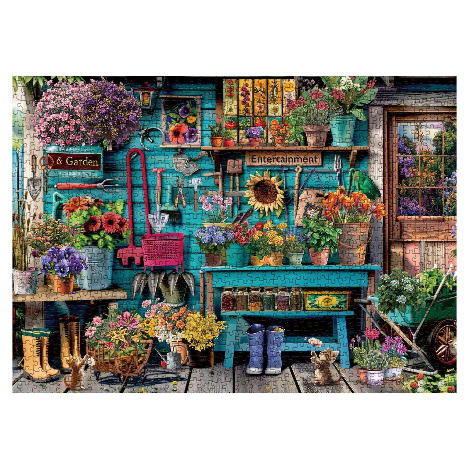 Botanical Haven Shed Stuzzino puzzle 1000 pezzi