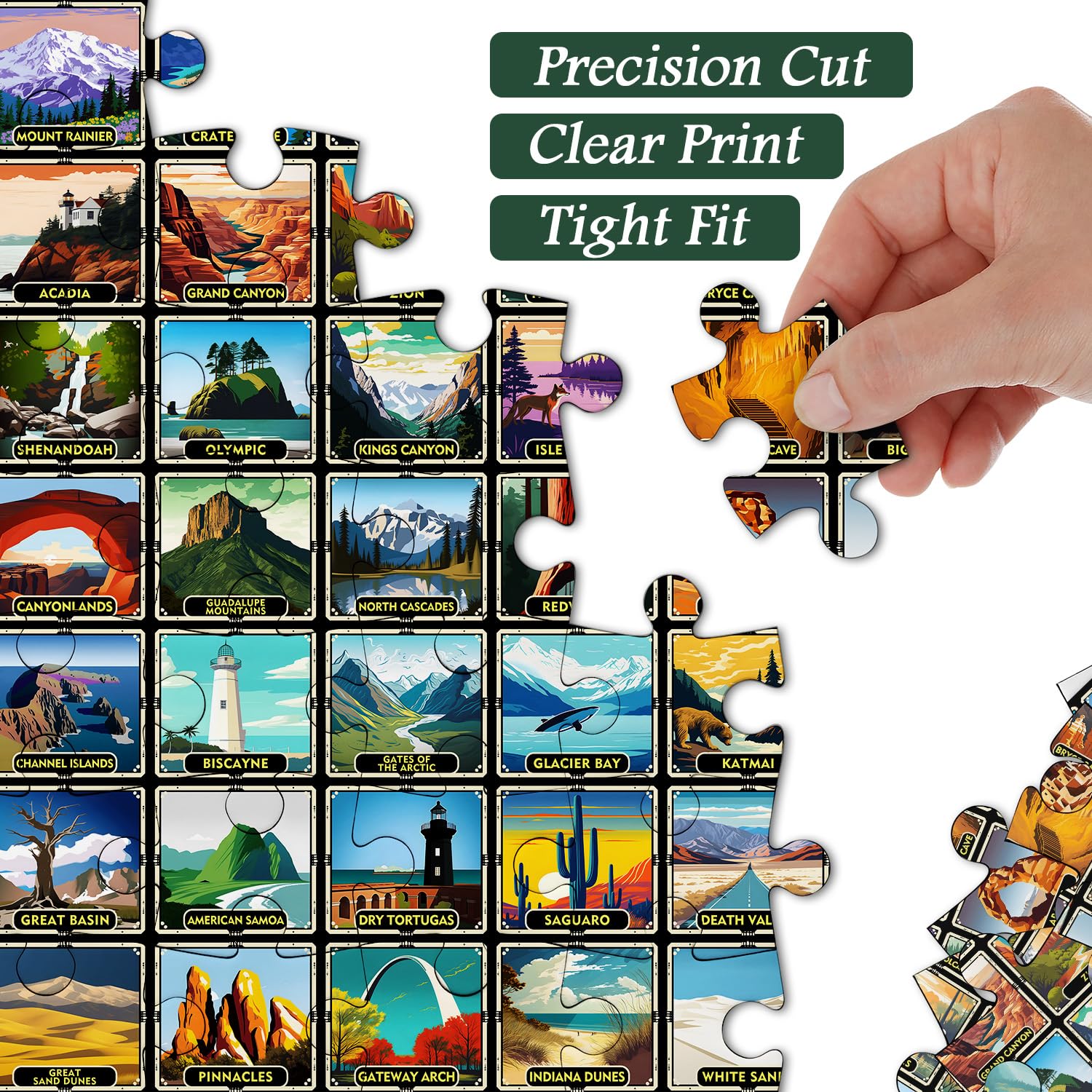 Retro National Park Puzzle 1000 pièces