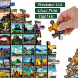 Retro National Park Puzzle 1000 pièces