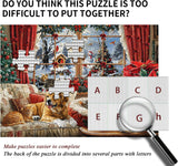 Puzzle du salon de salon de Noël 1000 pièces