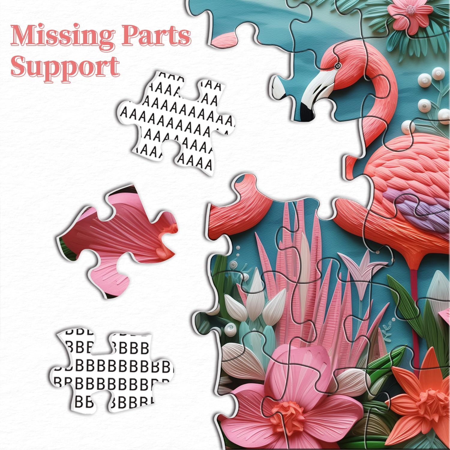 Flamingo Bliss Jigsaw Puzzle 1000 Pieces