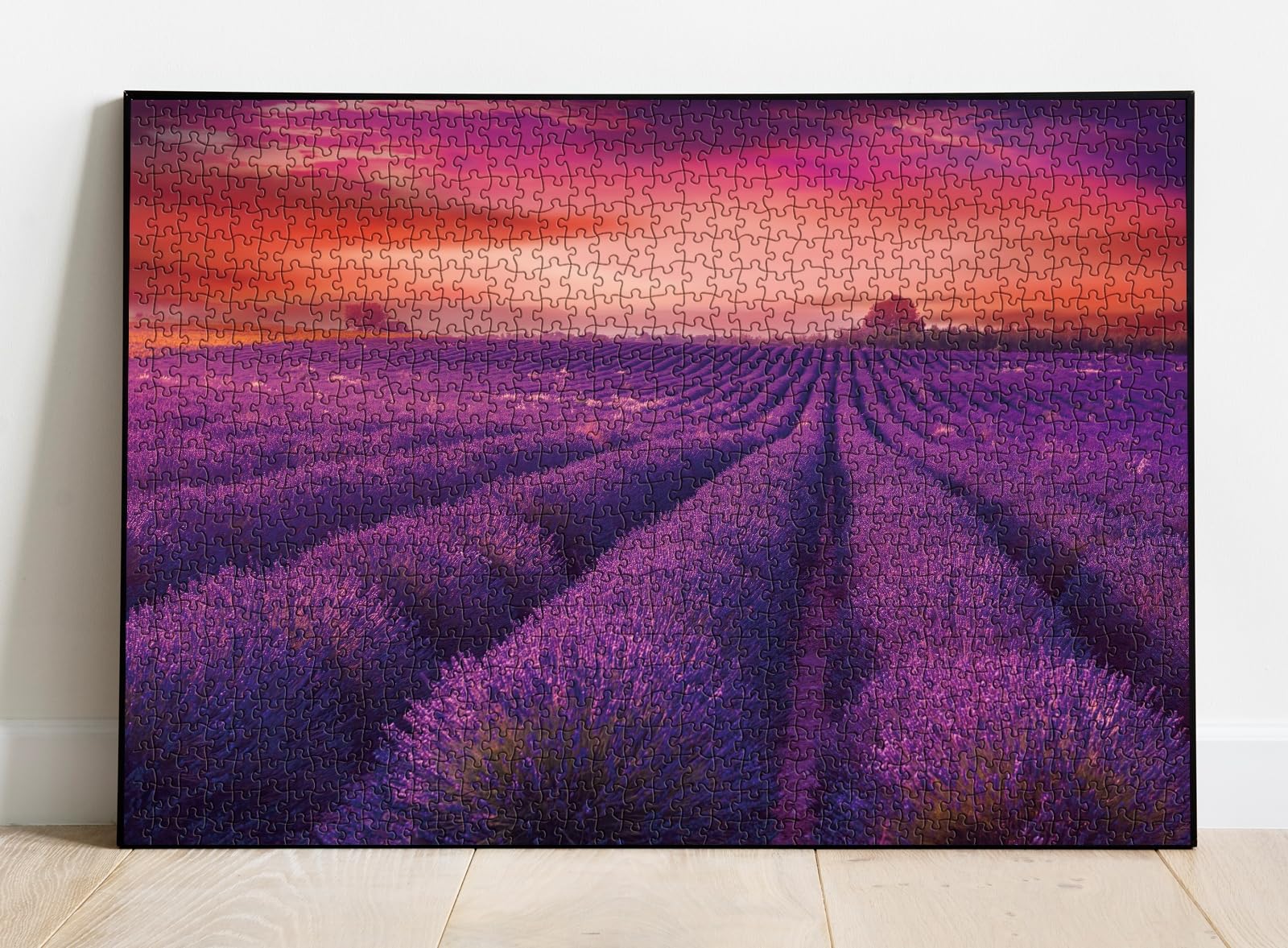 Lila Lavendel -Puzzle 1000 Stücke