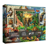 Animal harmonie puzzle 1000 pièces