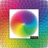 Rundfarbener Farbverlauf unmögliches Puzzle 1000 Stücke