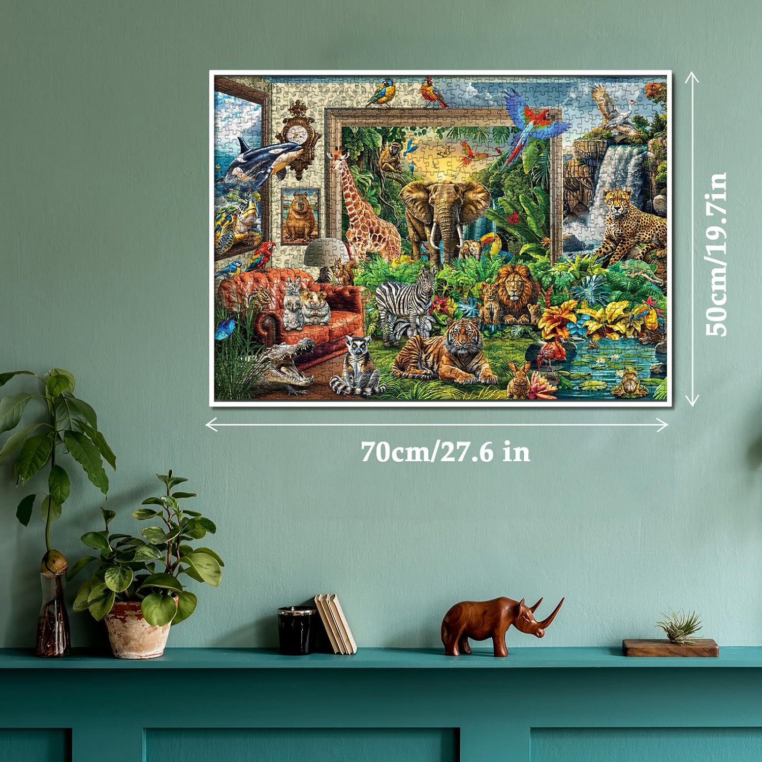 Animal harmonie puzzle 1000 pièces