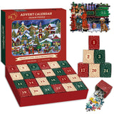 Weihnachten freudiger Stadt Adventskalender Puzzle 1000 Stücke