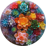 Kristallucculents Puzzle 1000 Stücke