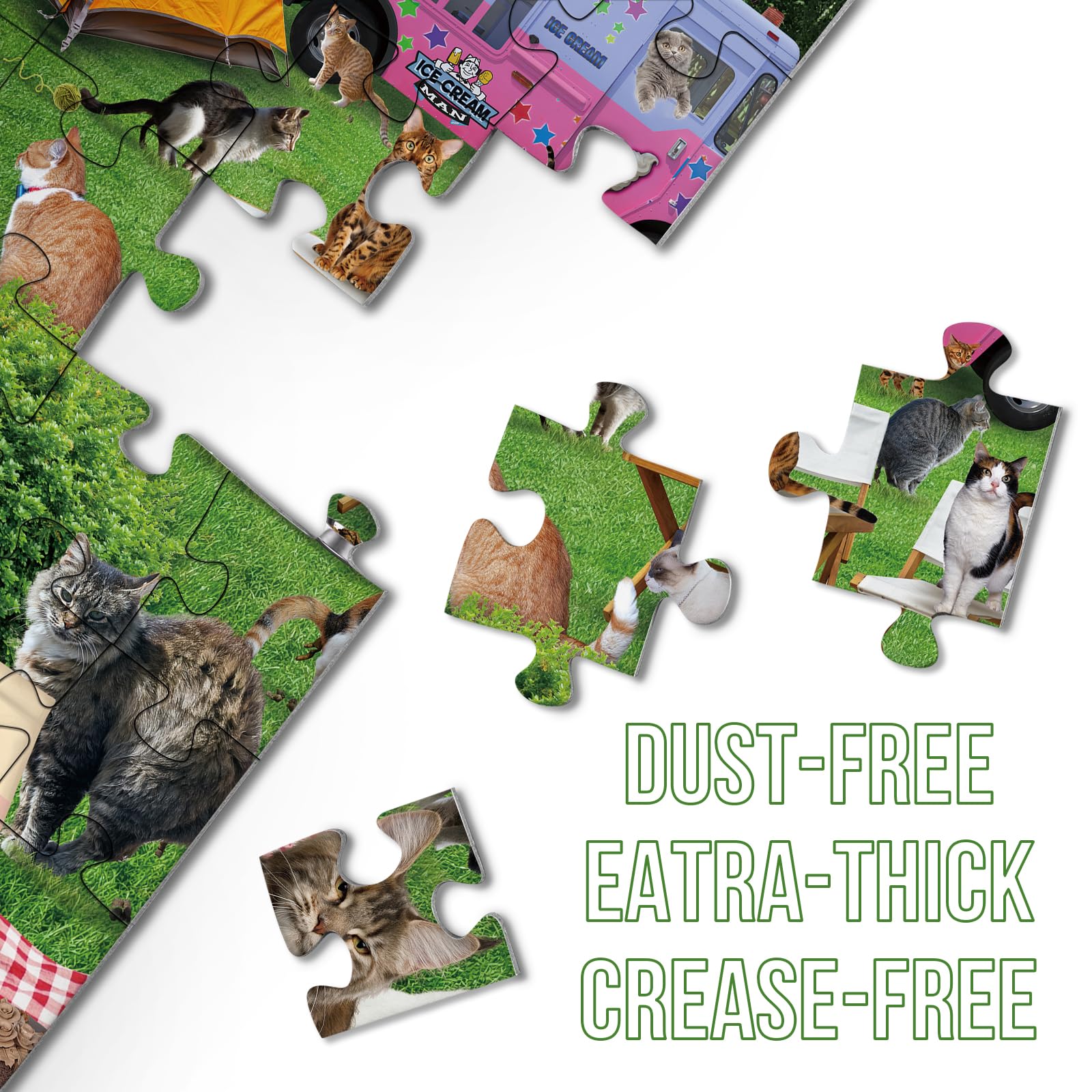 Park kacken Katzenpuzzle 1000 Stücke