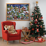 Weihnachten freudiger Stadt Adventskalender Puzzle 1000 Stücke