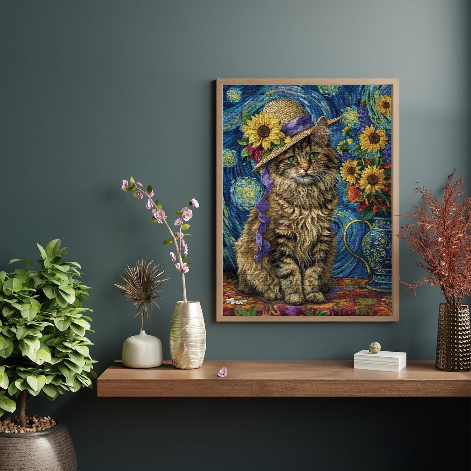 Van gogh gatto puzzle puzzle 1000 pezzi