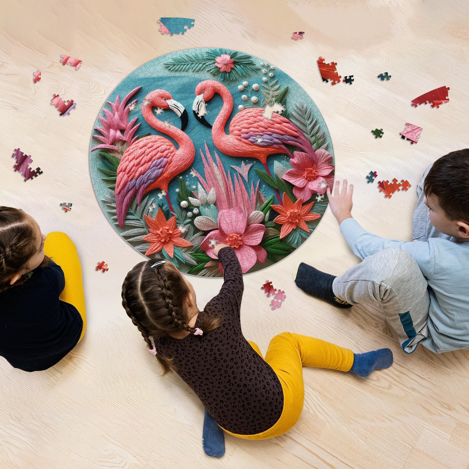 Flamingo Bliss Jigsaw Puzzle 1000 Pieces