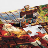 Accogliente Calendario Hearth Avvento puzzle puzzle 1000 pezzi