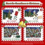 Weihnachten freudiger Stadt Adventskalender Puzzle 1000 Stücke