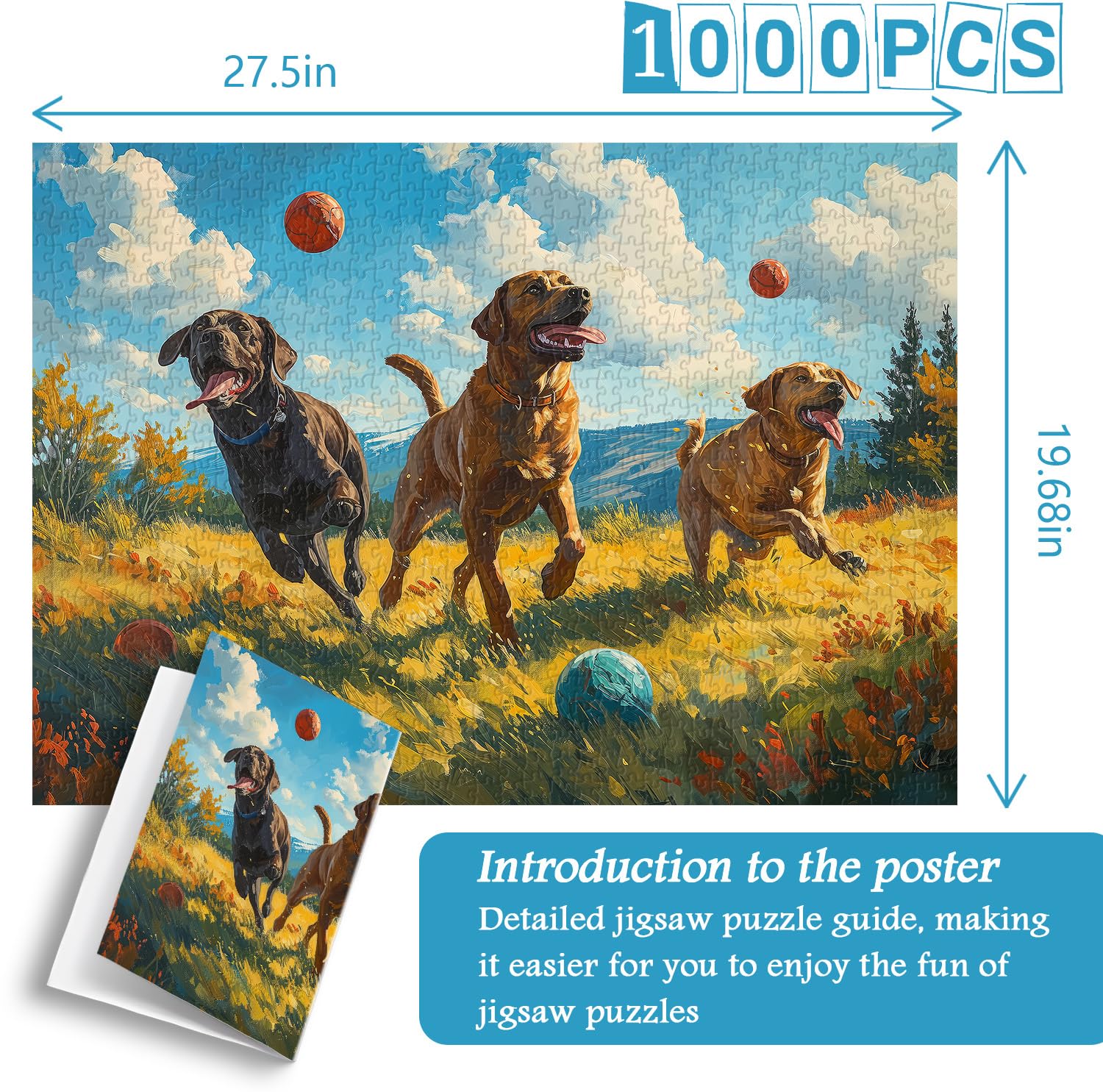 CHASING FUN FUN JIGSAW Puzzle 1000 pezzi