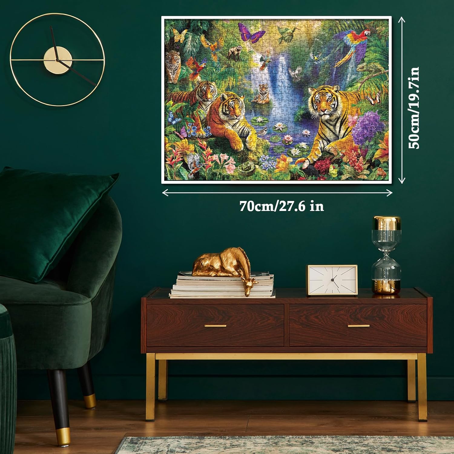 Jungle Majesté Puzzle de puzzle 1000 pièces