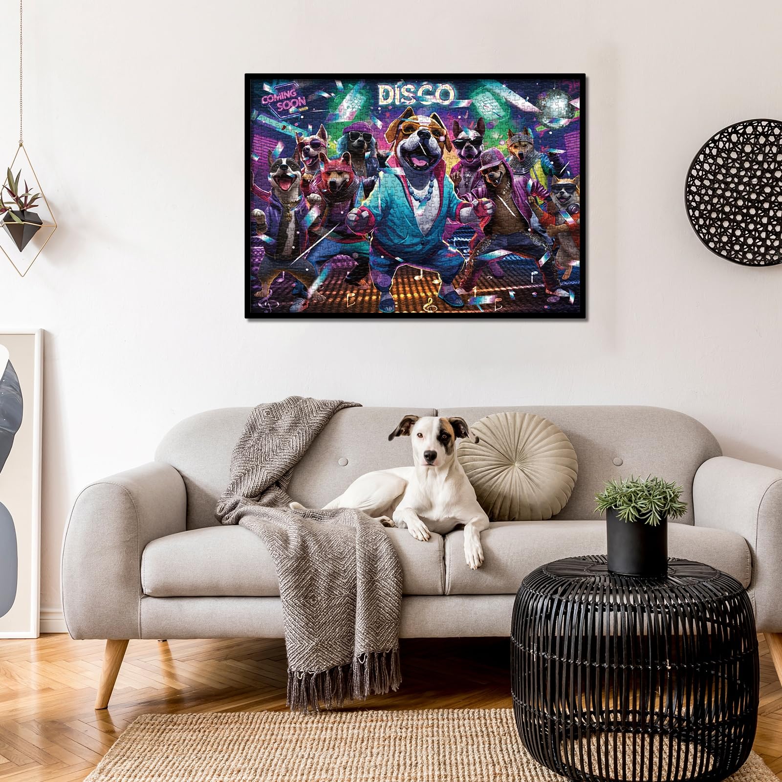 Disco Dog Jigsaw Puzzle 1000 pièces