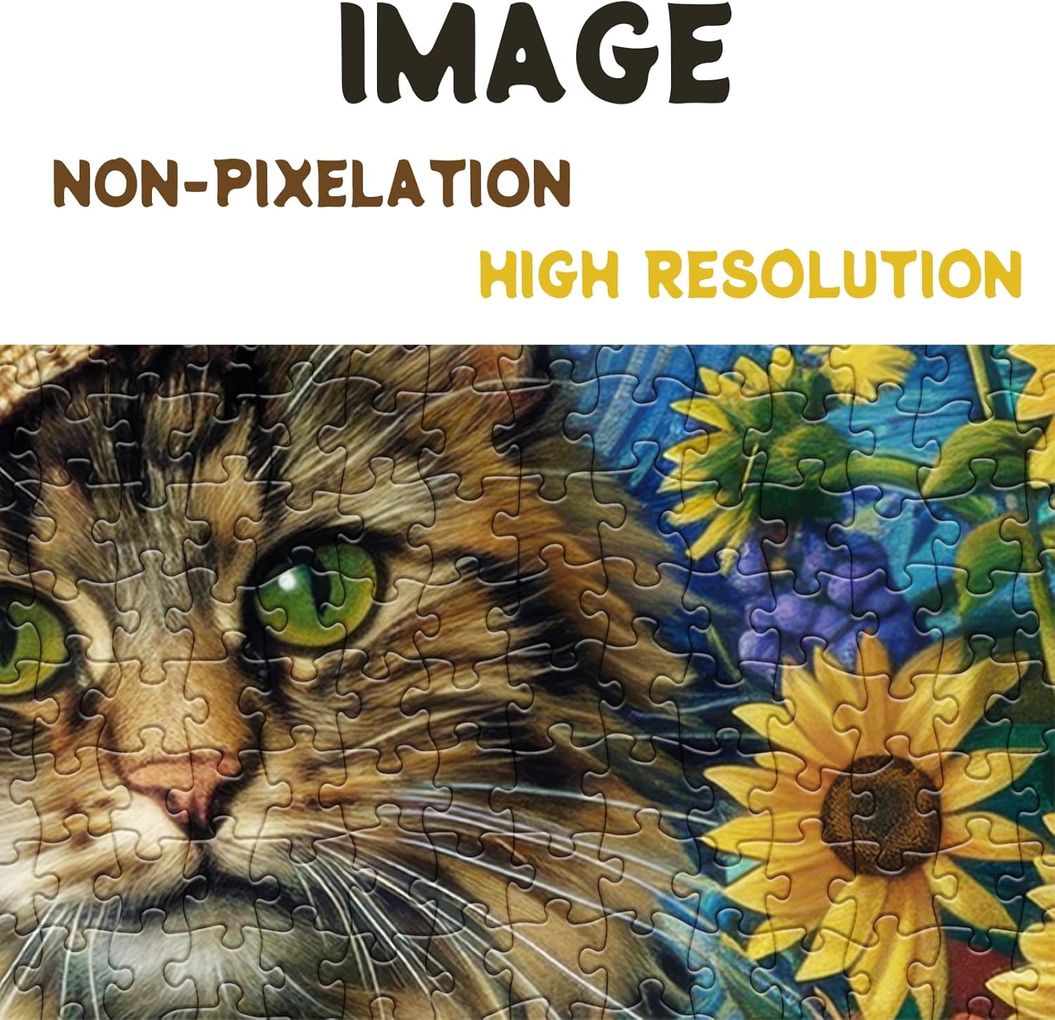 Van gogh gatto puzzle puzzle 1000 pezzi
