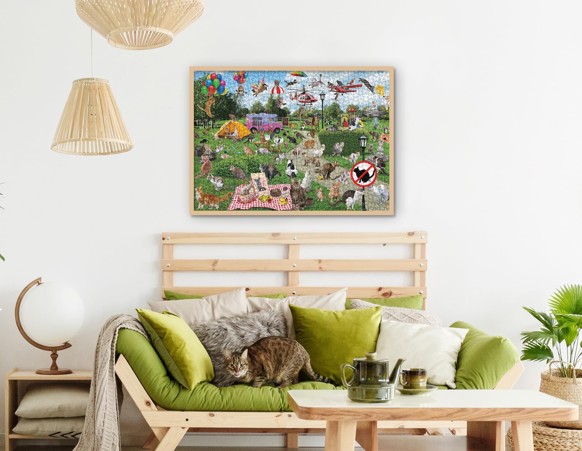 Park kacken Katzenpuzzle 1000 Stücke