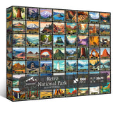 Retro National Park Puzzle 1000 pièces