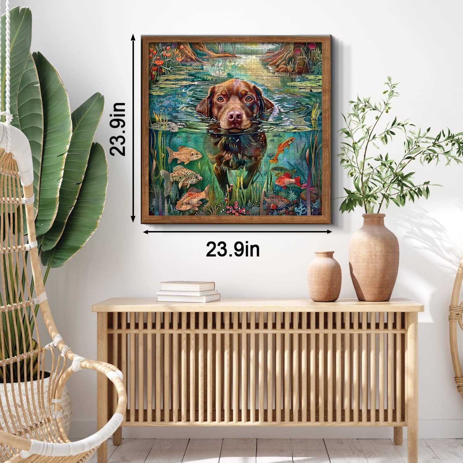 Puzzle cucciolo di laghetto 1000 pezzi