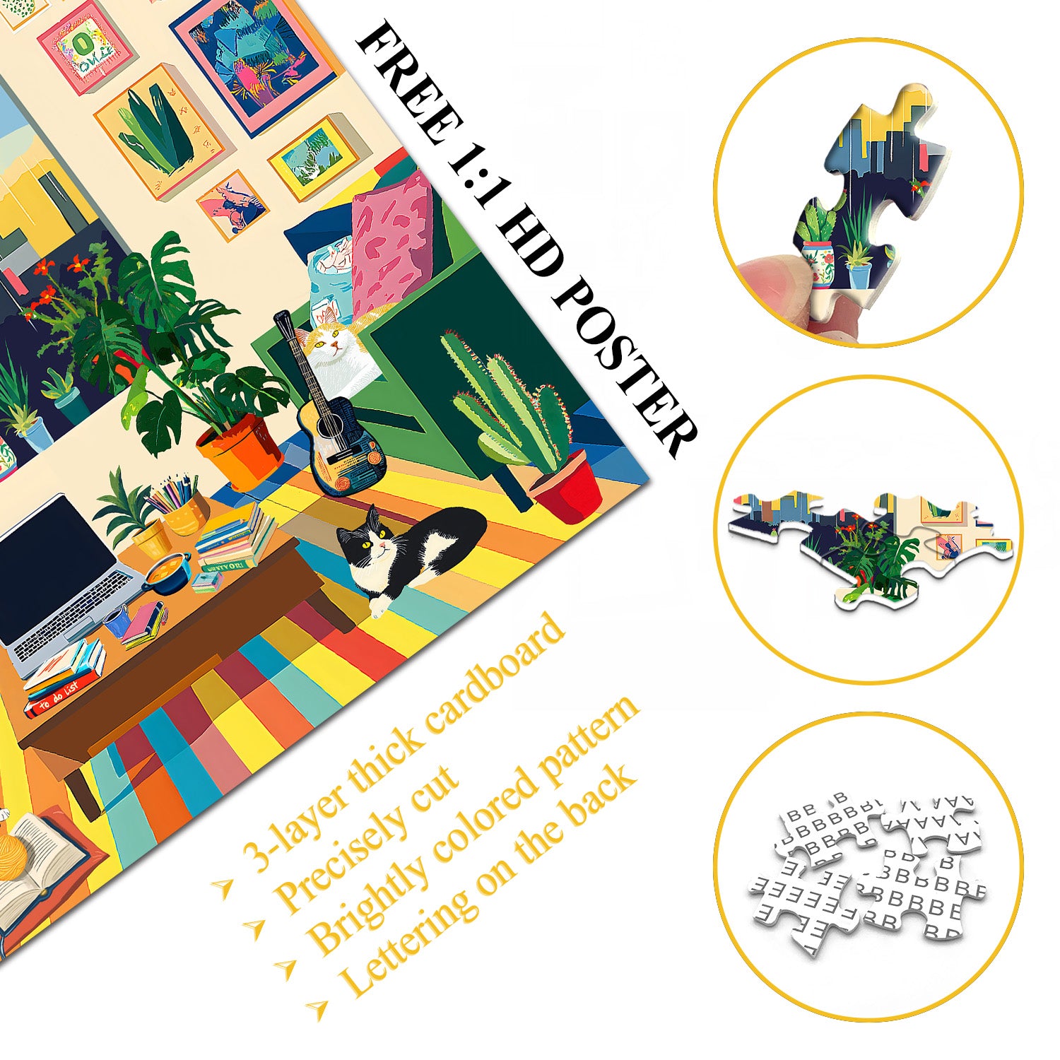 Blossom veau puzzles 1000 pièces