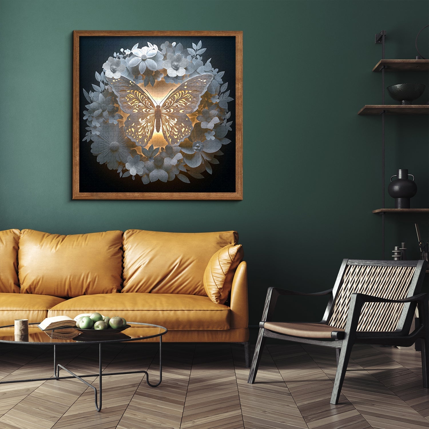 Farfalla tra i fiori puzzle puzzle 1000 pezzi