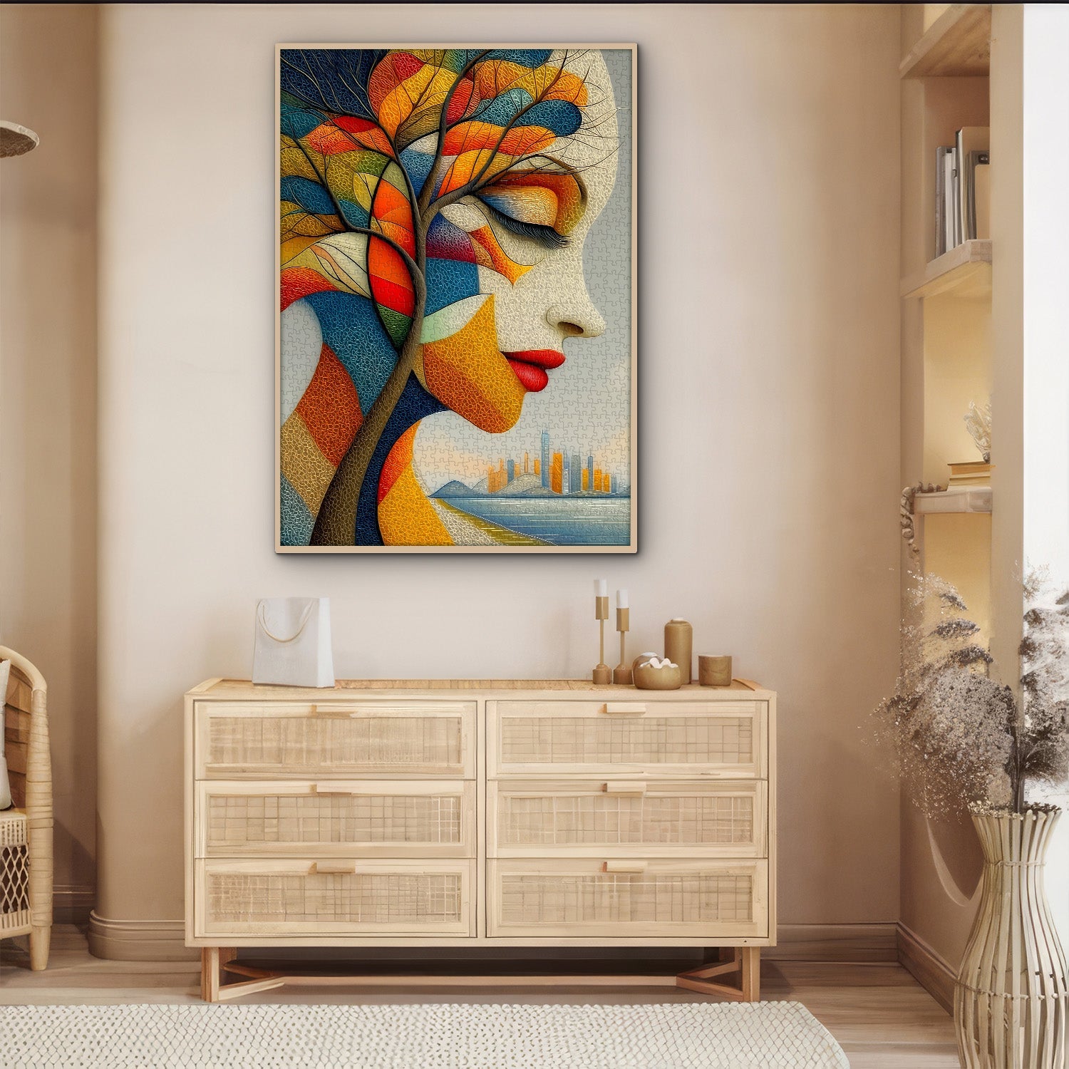 Puzzle del volto in crescita, 1000 pezzi